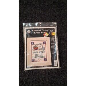 Needle Magic You Keep Me In Stitches  Counted Cross Stitch  Kit 942 NMI W-Frame